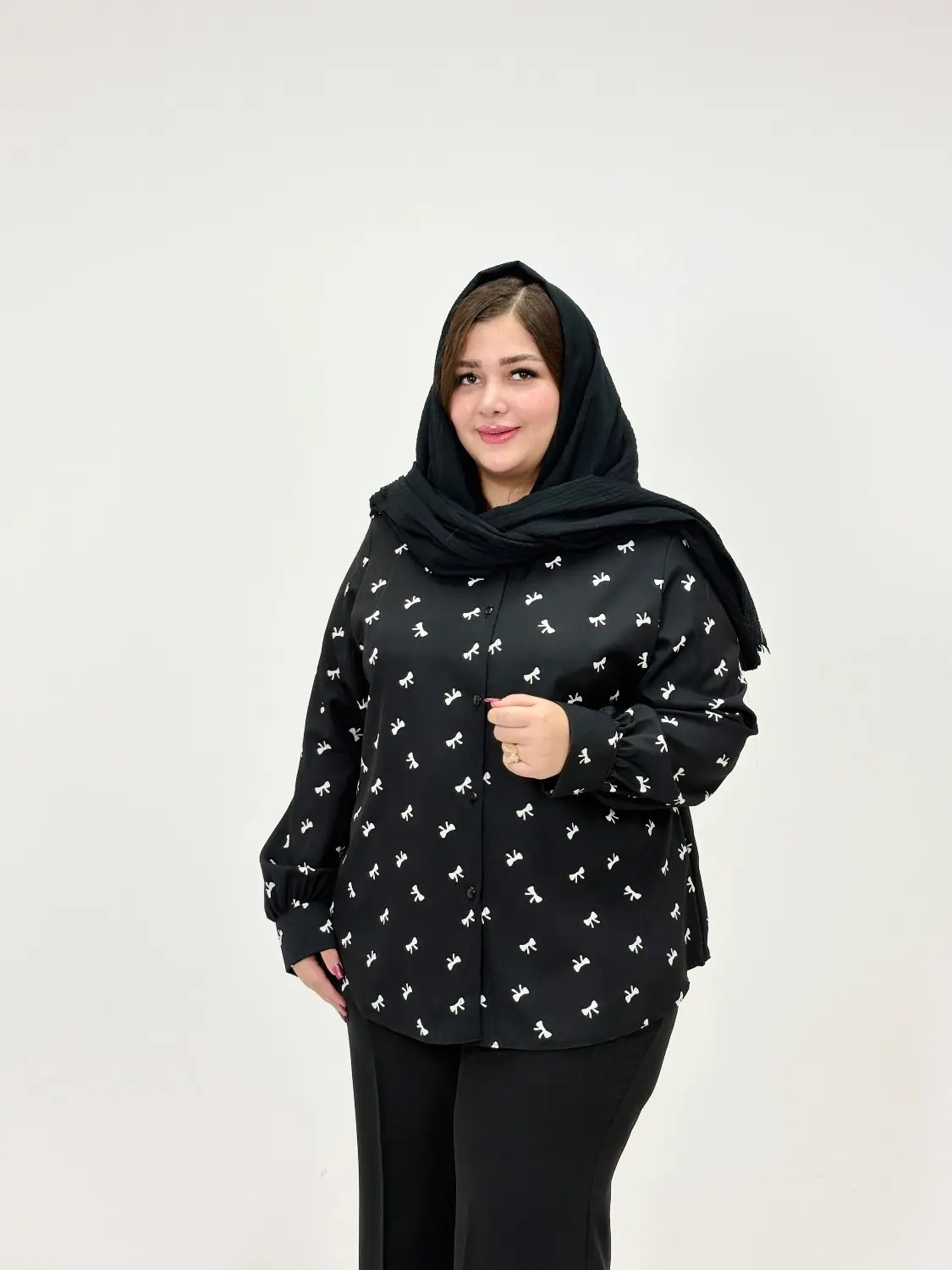 شومیز سایزبزرگ ابریشم